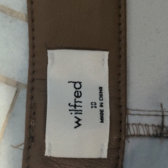 Wilfred faux leather pants - Picture 2 of 3